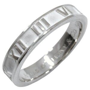 TIFFANY&Co. Atlas Ring Silver925 #5.8(US Size) 2.9g Women